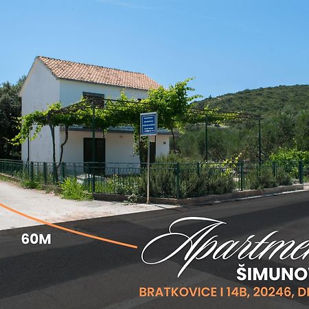 Apartment Simunovic Drače Exterior foto