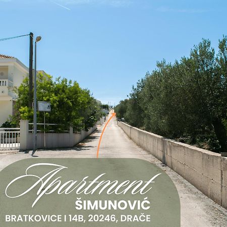 Apartment Simunovic Drače Exterior foto