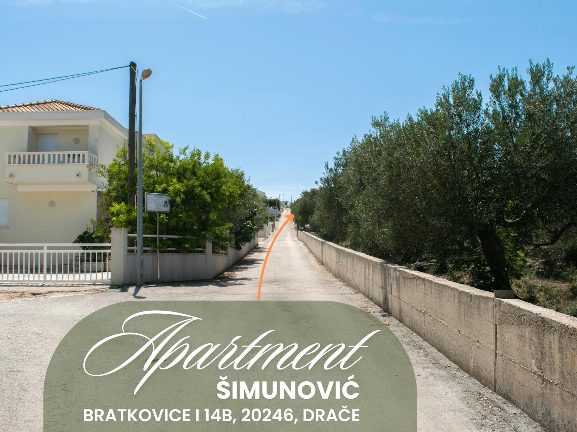 Apartment Simunovic Drače Exterior foto