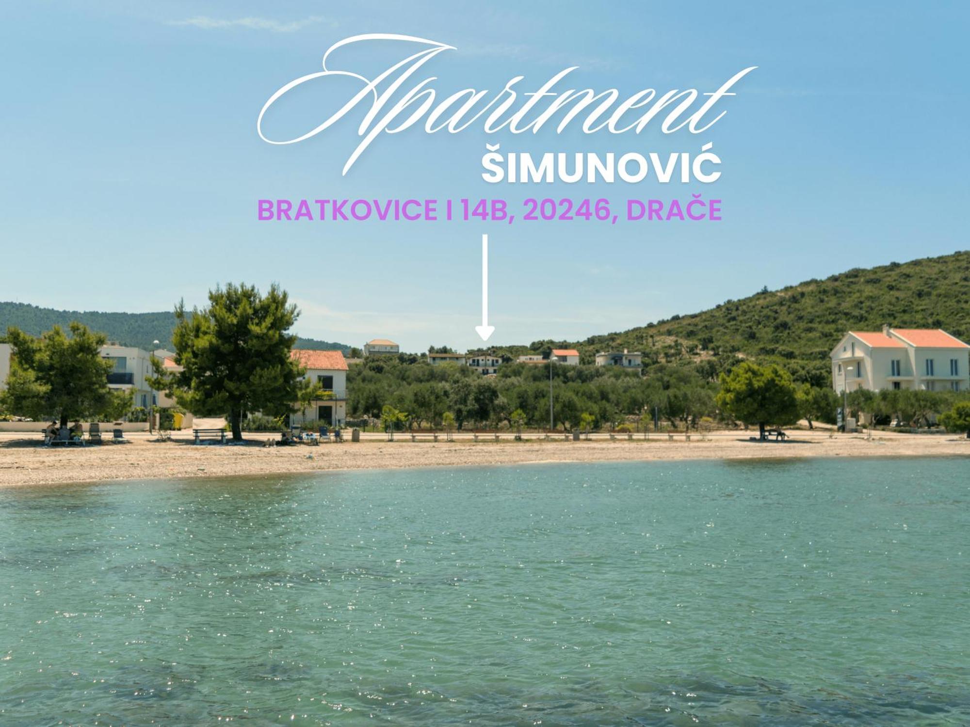 Apartment Simunovic Drače Exterior foto